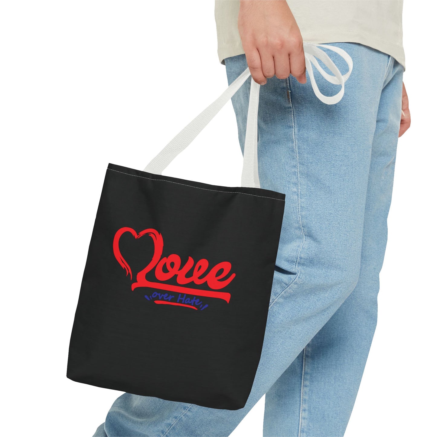 Love Over Hate Tote Bag - Perfect for Everyday Use