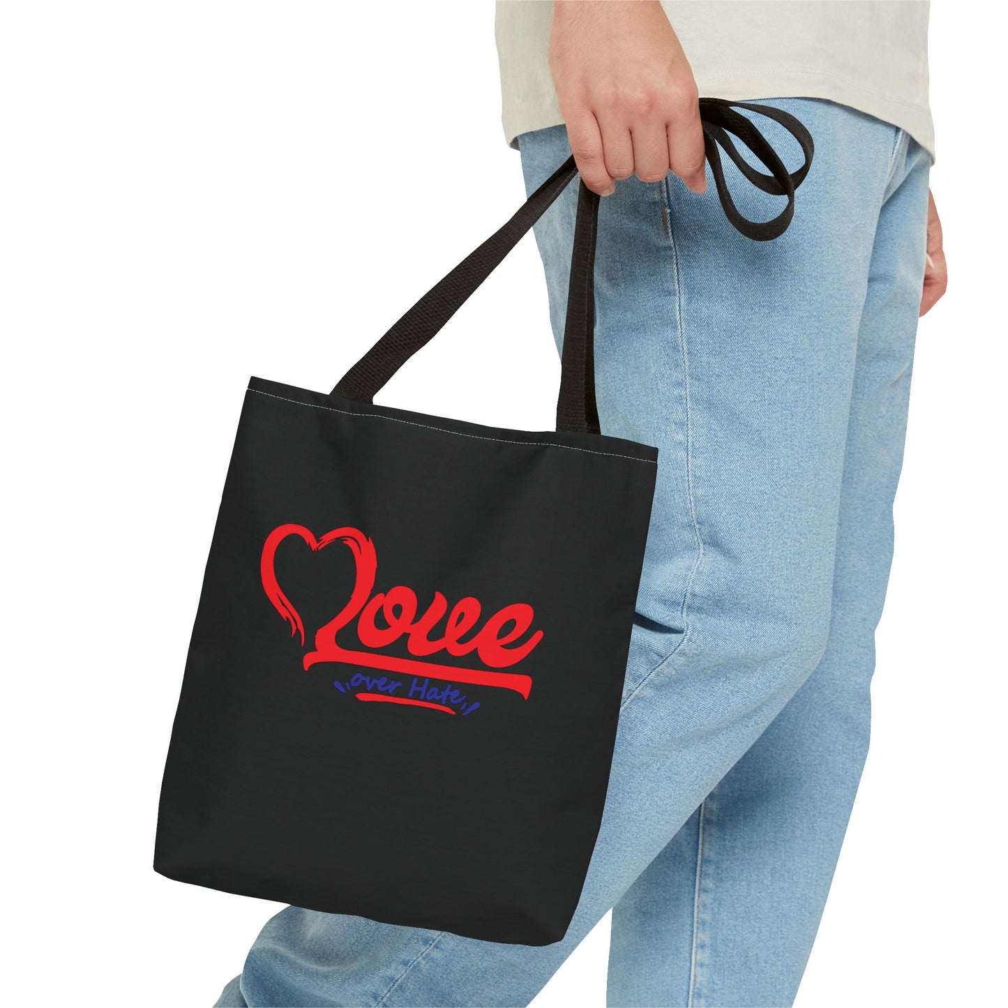 Love Over Hate Tote Bag - Perfect for Everyday Use