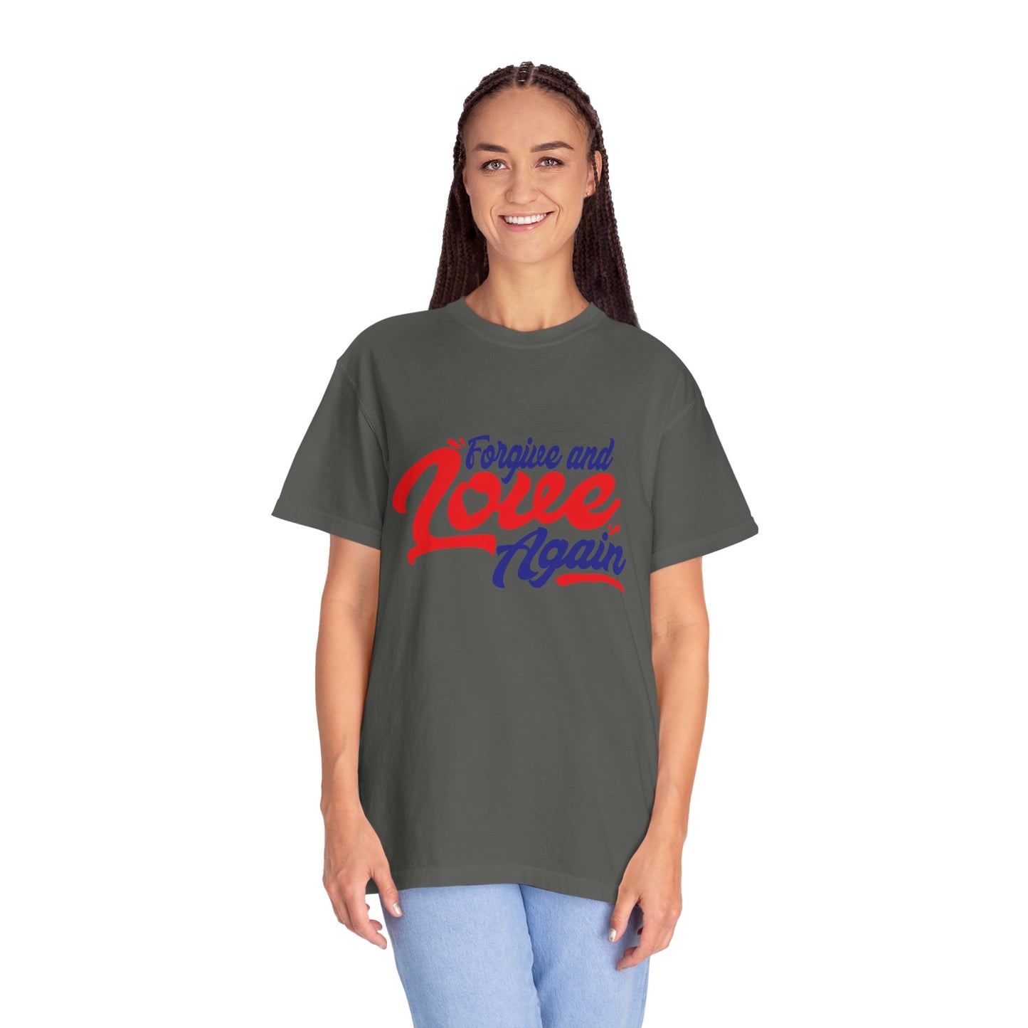 Unisex Love Again Garment-Dyed T-Shirt - Forgive & Celebrate Love