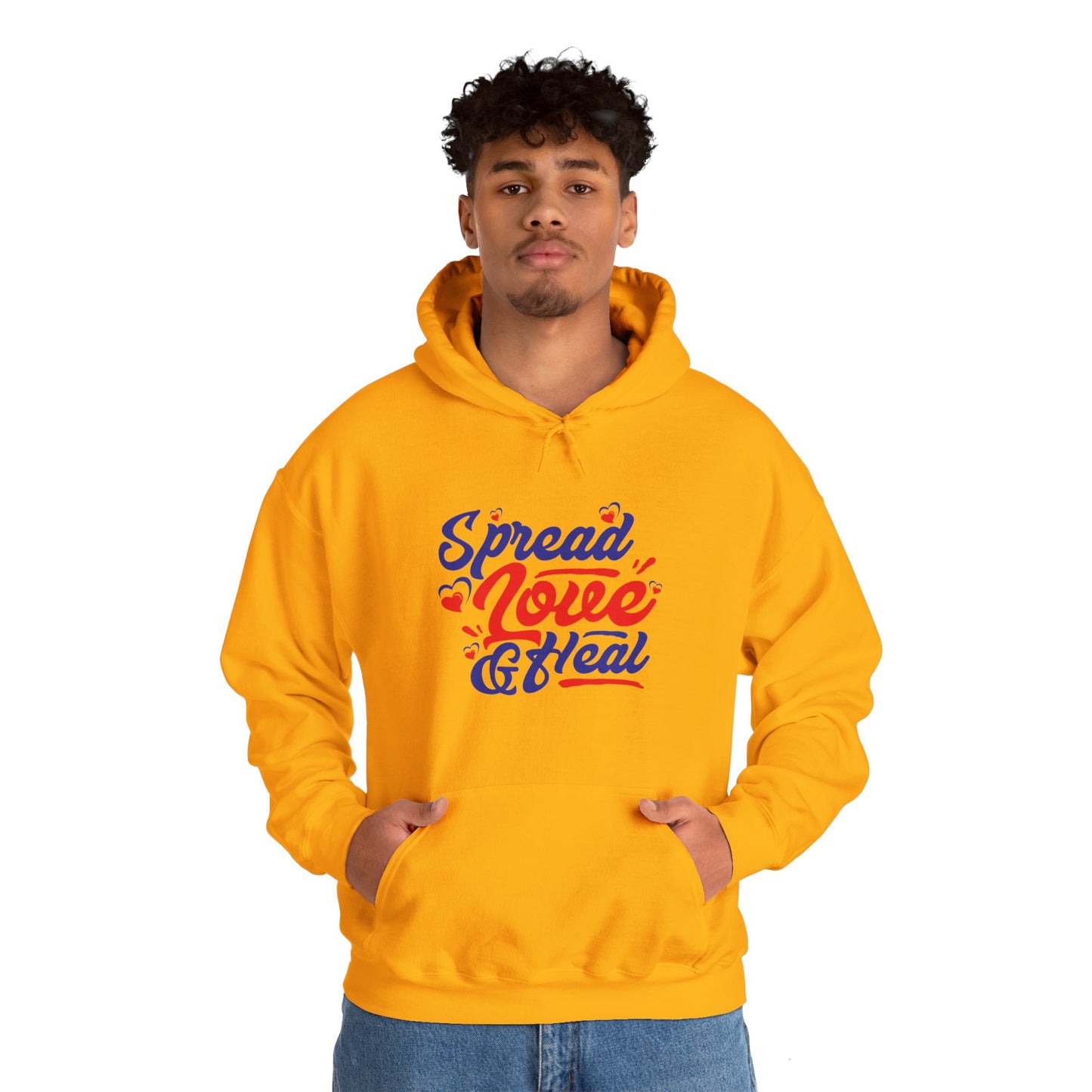 Spread Love & Heal Hoodie - Unisex Heavy Blend Sweatshirt