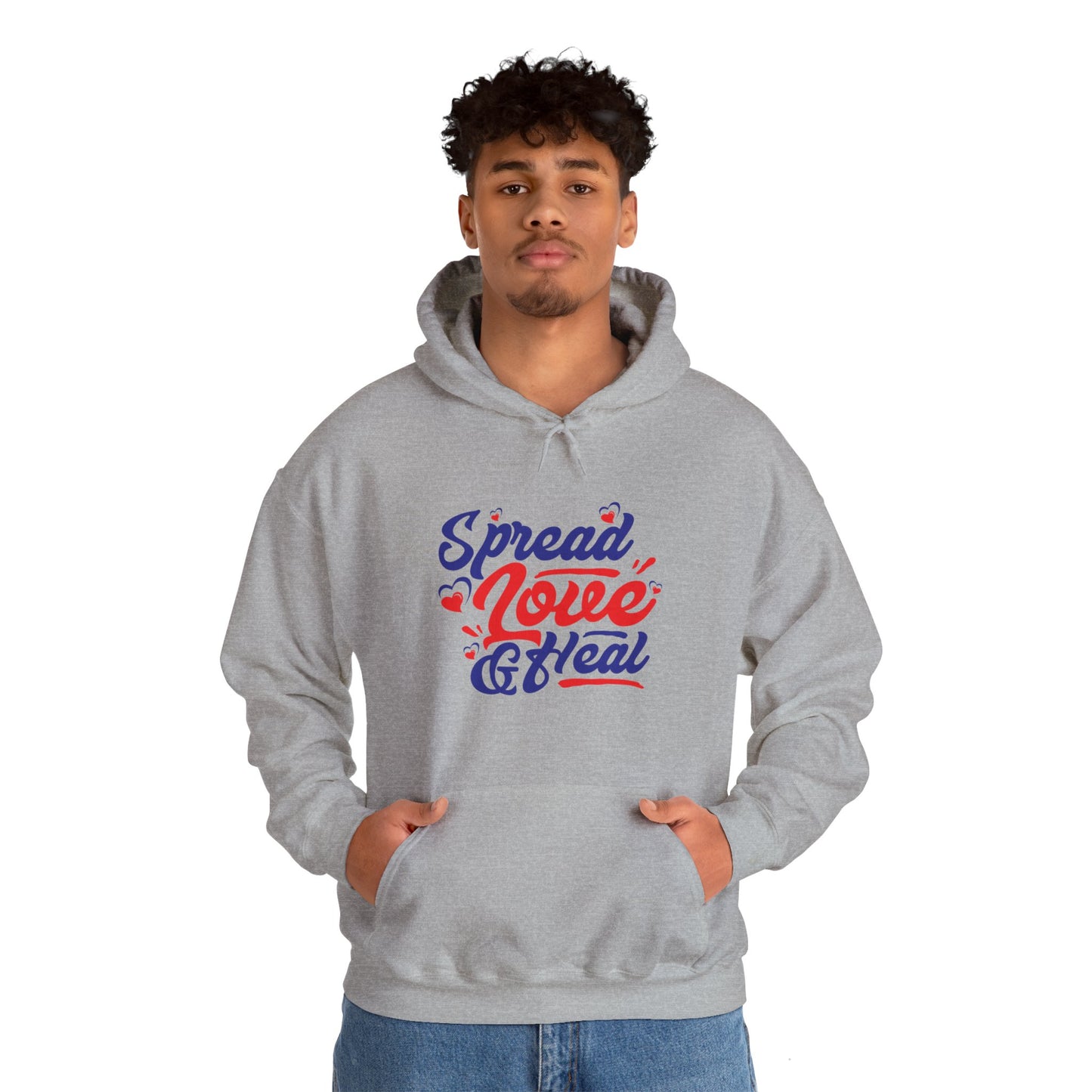 Spread Love & Heal Hoodie - Unisex Heavy Blend Sweatshirt