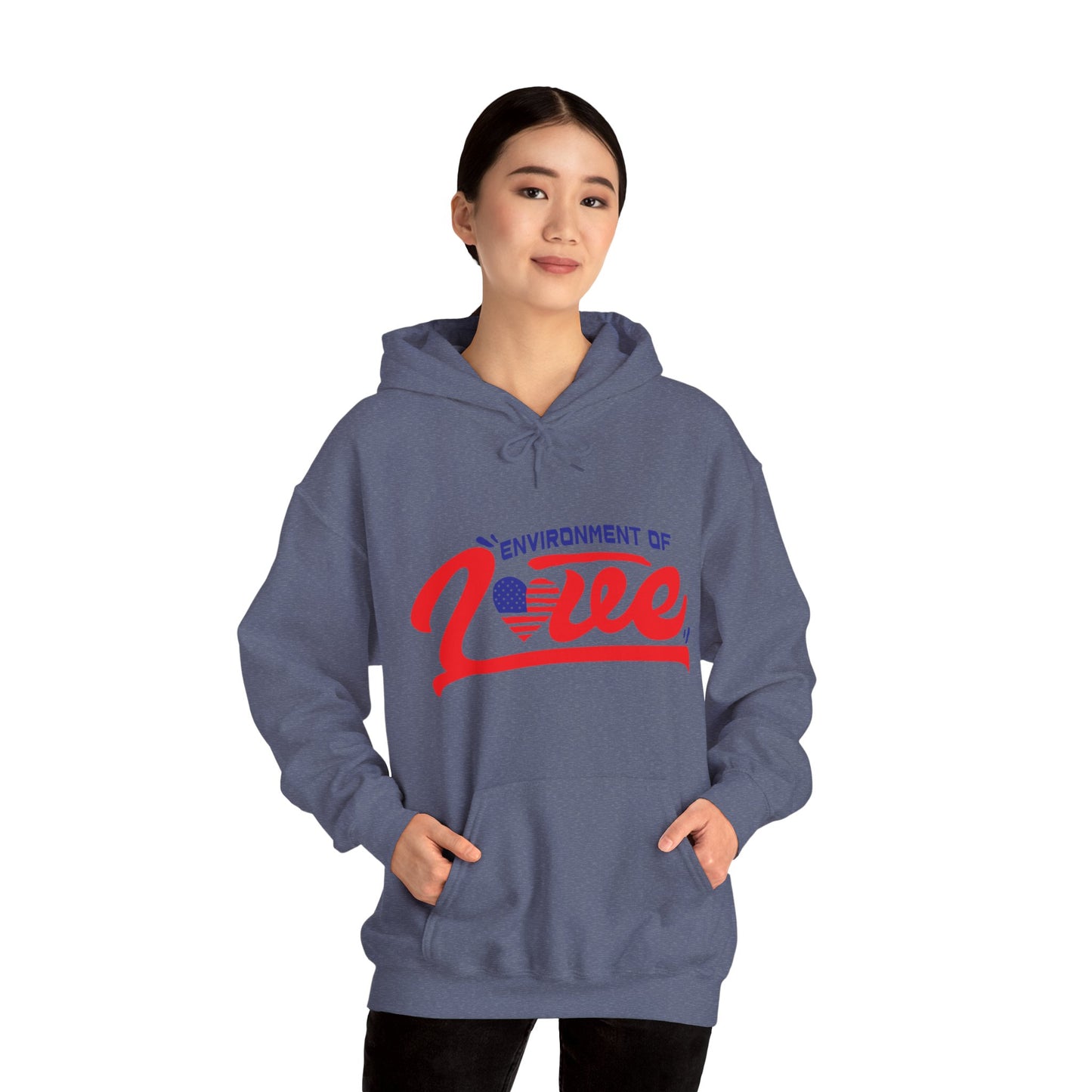 Unisex Heavy Blend Hooded Sweatshirt - Environment of Love