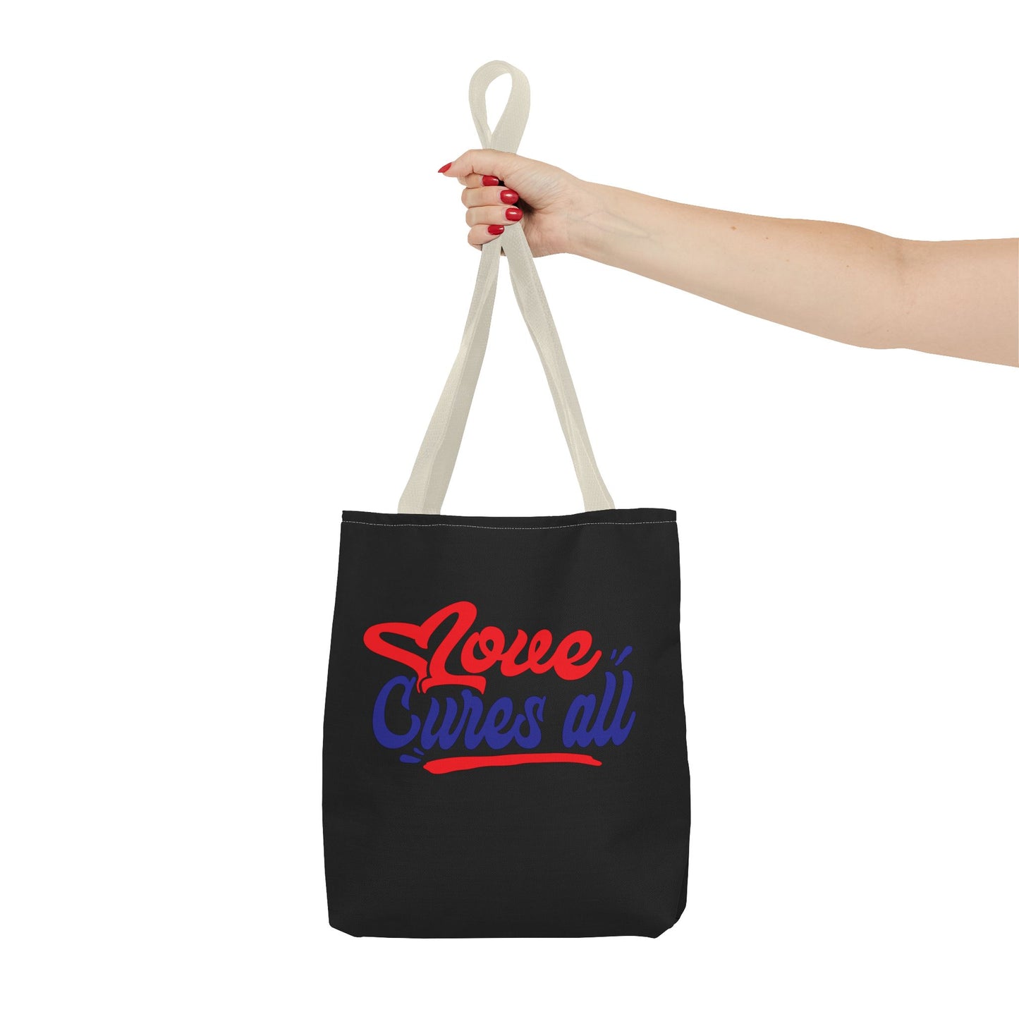 Love Cures All Tote Bag - Perfect for Everyday Use