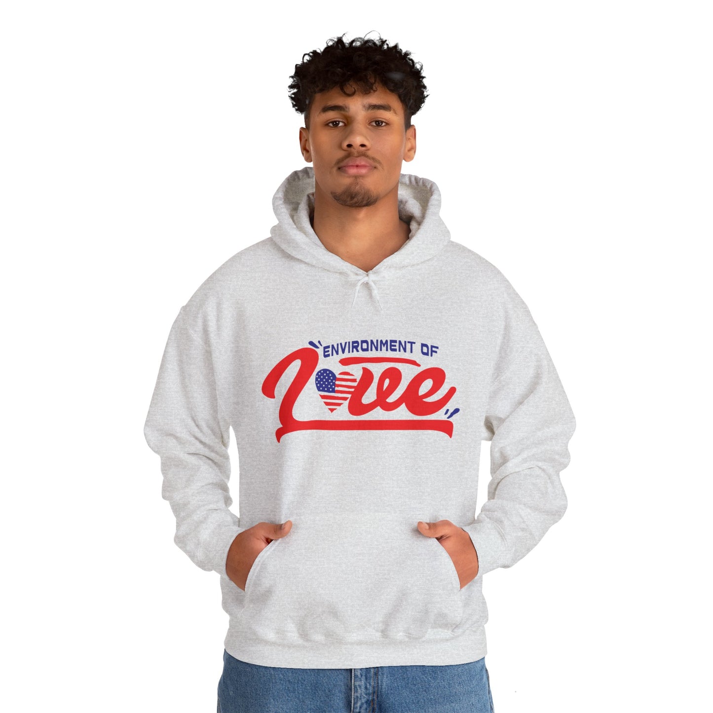 Unisex Heavy Blend Hooded Sweatshirt - Environment of Love