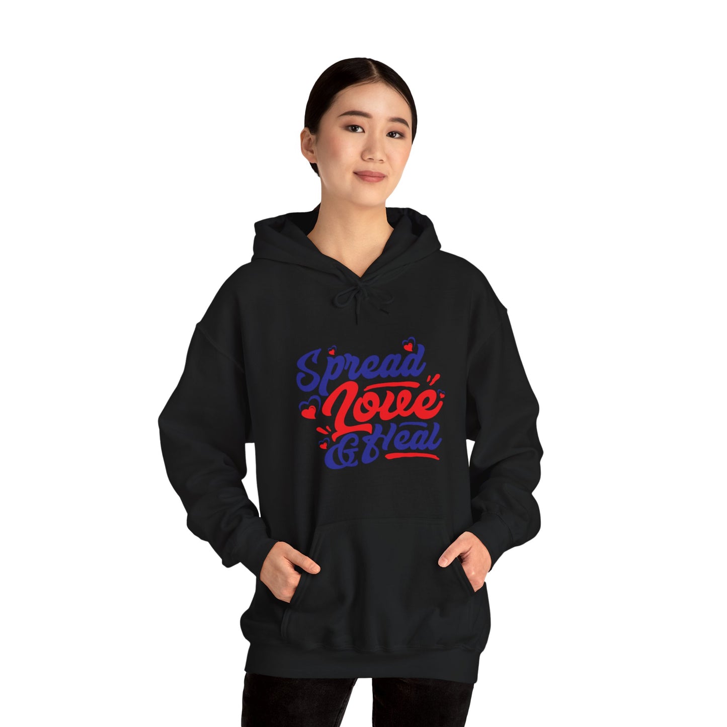 Spread Love & Heal Hoodie - Unisex Heavy Blend Sweatshirt