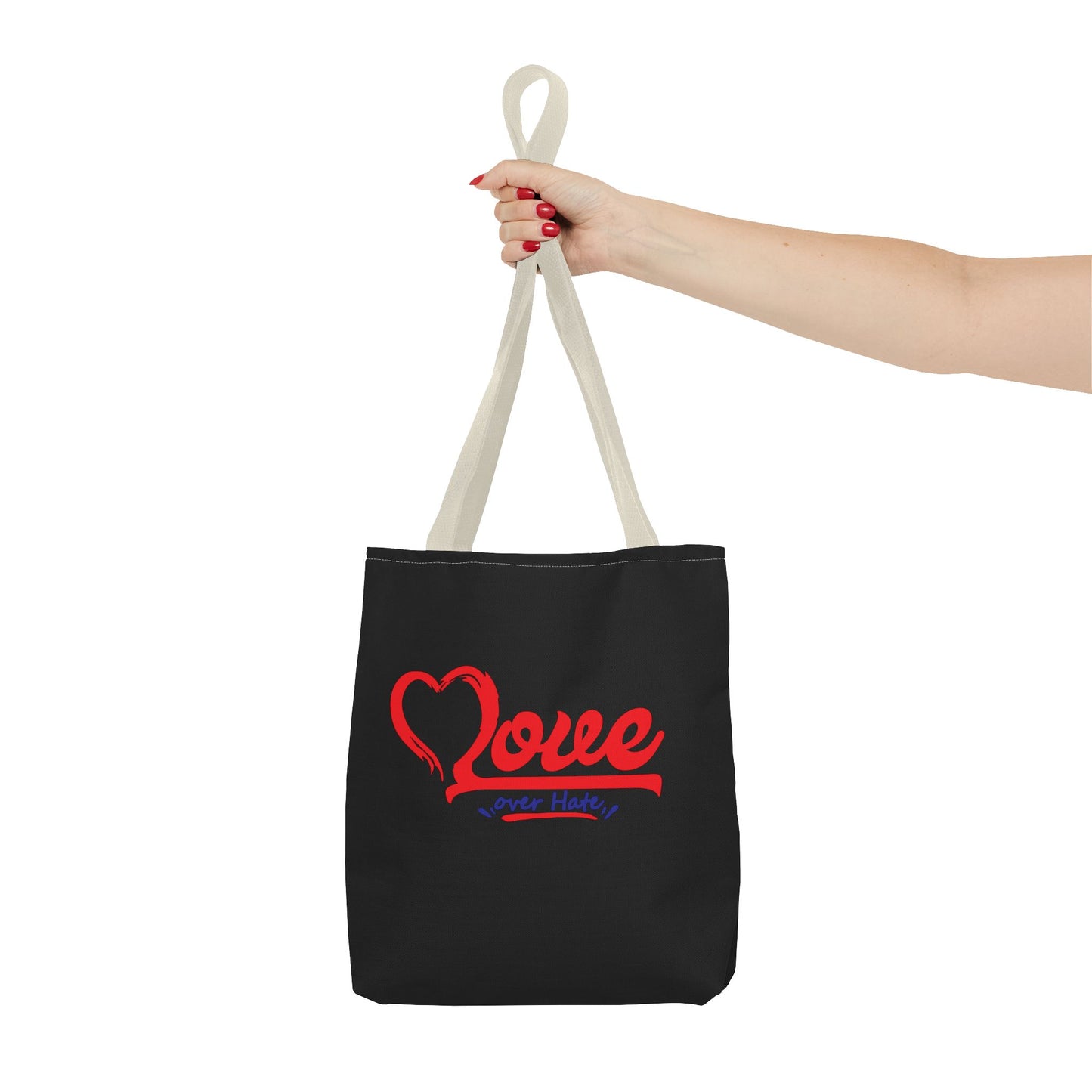 Love Over Hate Tote Bag - Perfect for Everyday Use