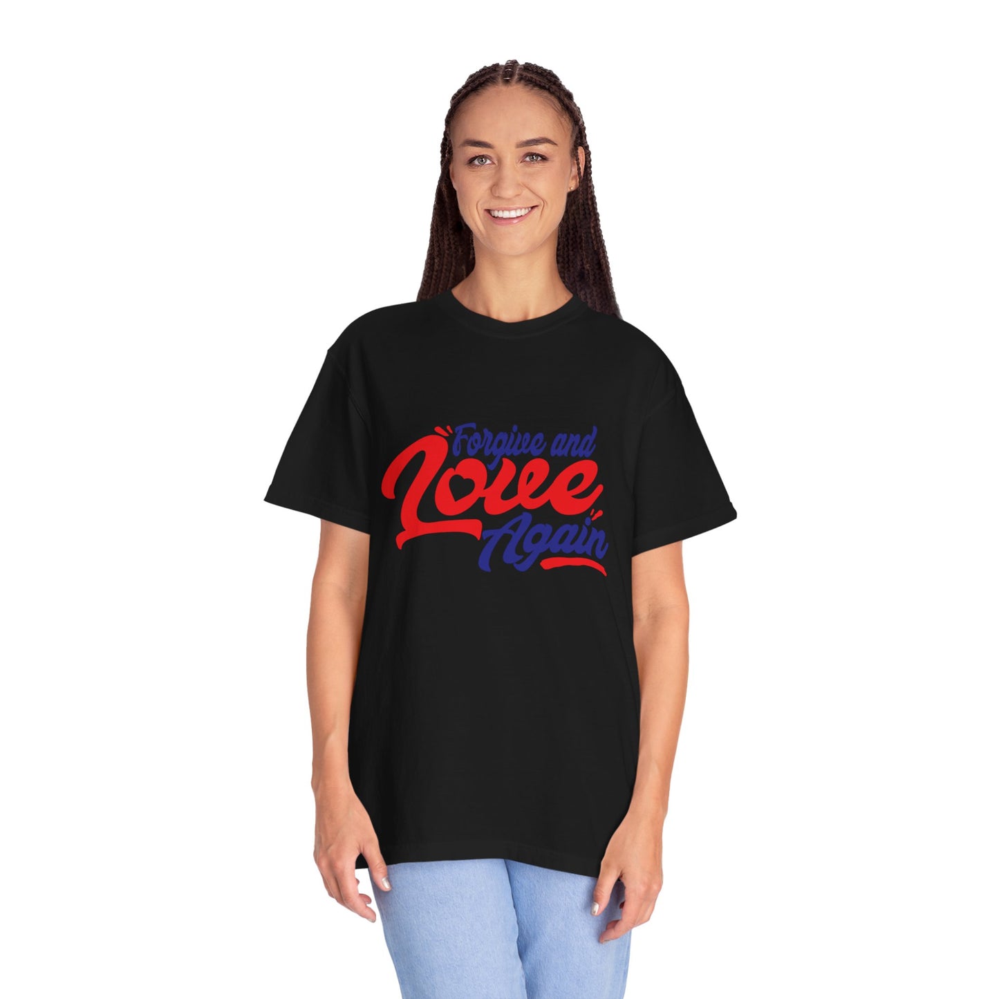 Unisex Love Again Garment-Dyed T-Shirt - Forgive & Celebrate Love