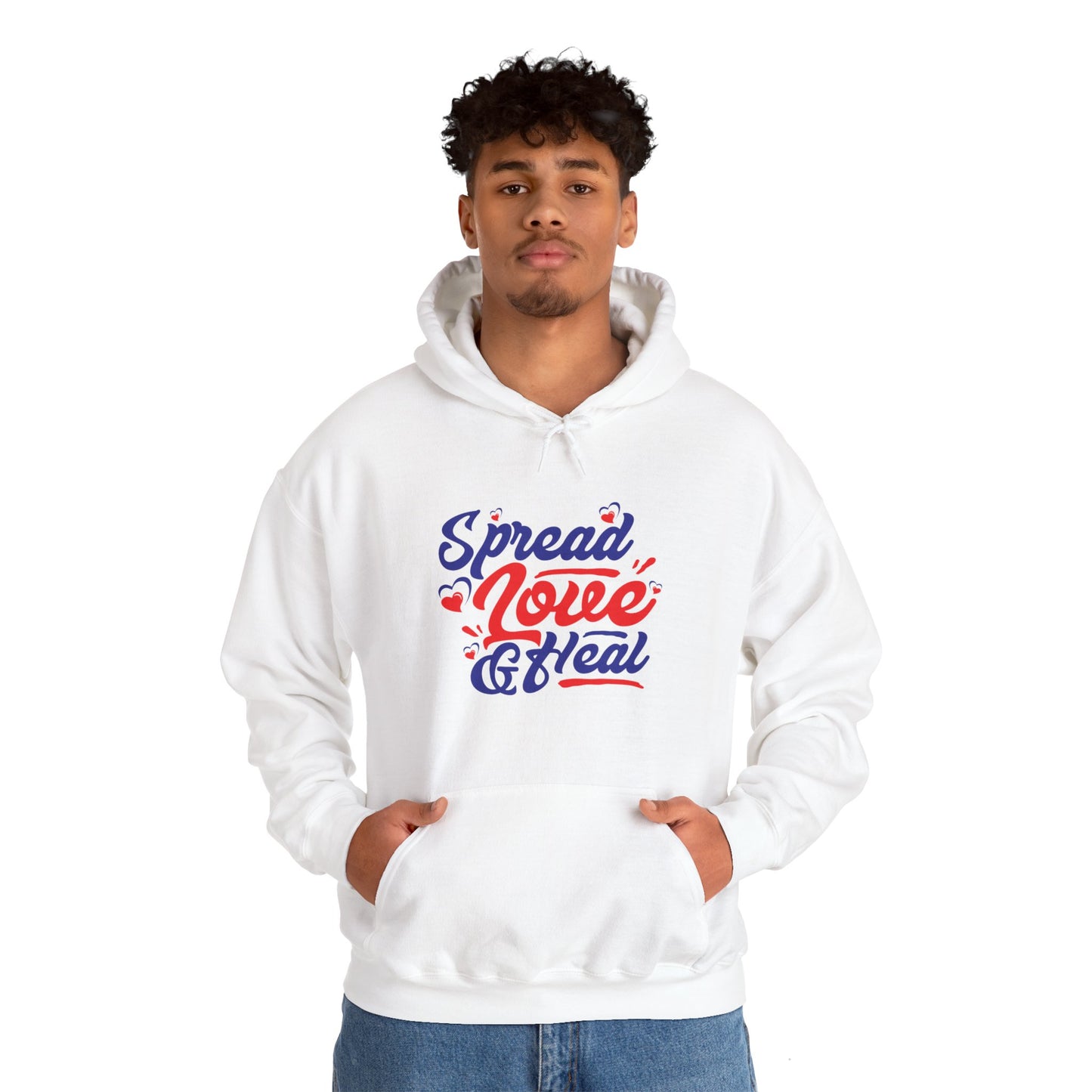 Spread Love & Heal Hoodie - Unisex Heavy Blend Sweatshirt