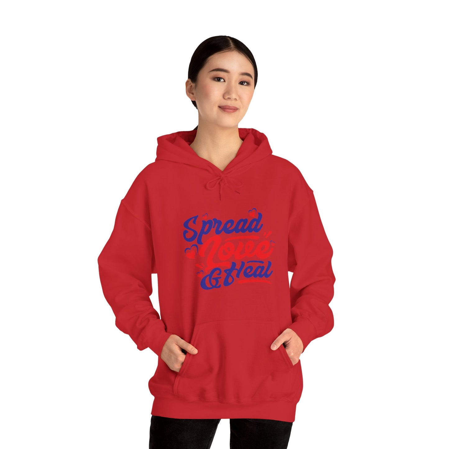 Spread Love & Heal Hoodie - Unisex Heavy Blend Sweatshirt