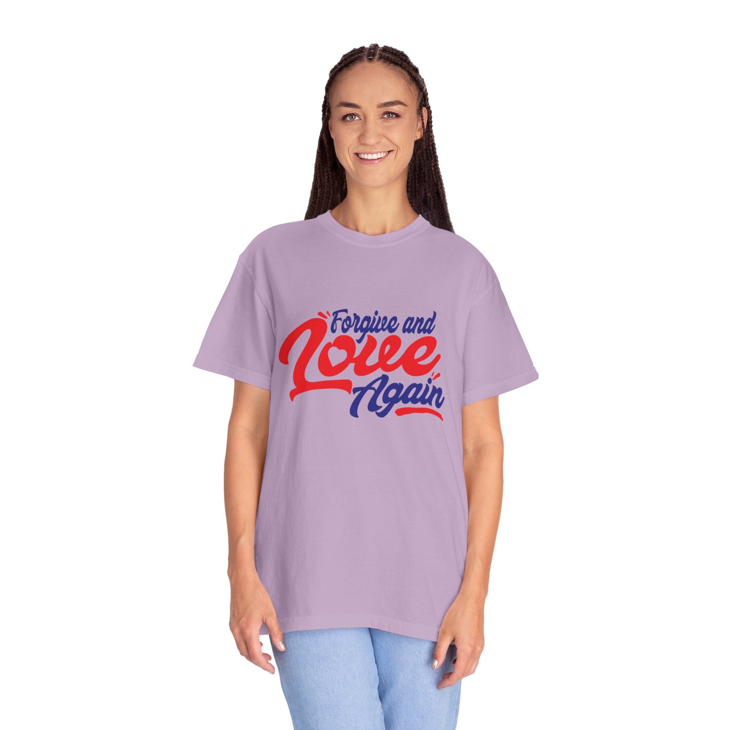 Unisex Love Again Garment-Dyed T-Shirt - Forgive & Celebrate Love