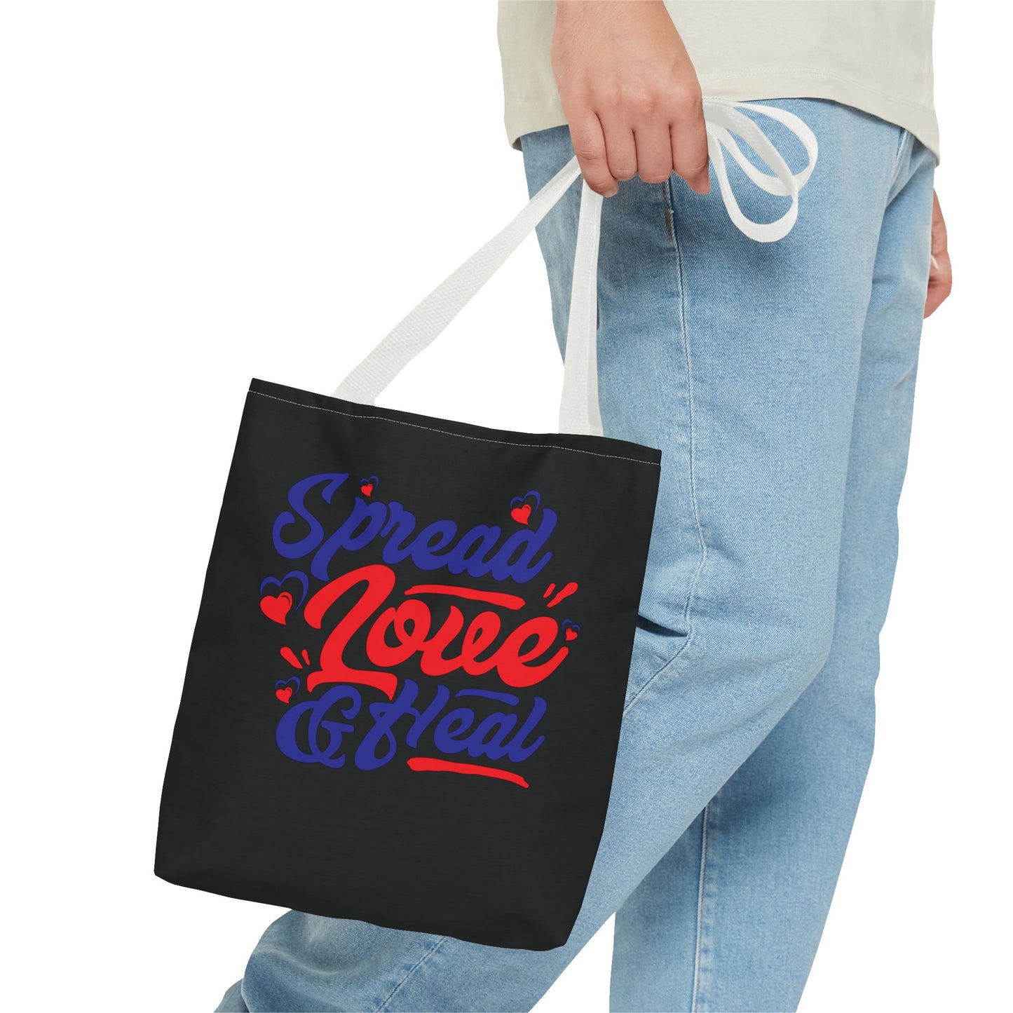 Spread Love And Heal Tote Bag - Perfect for Everyday Use