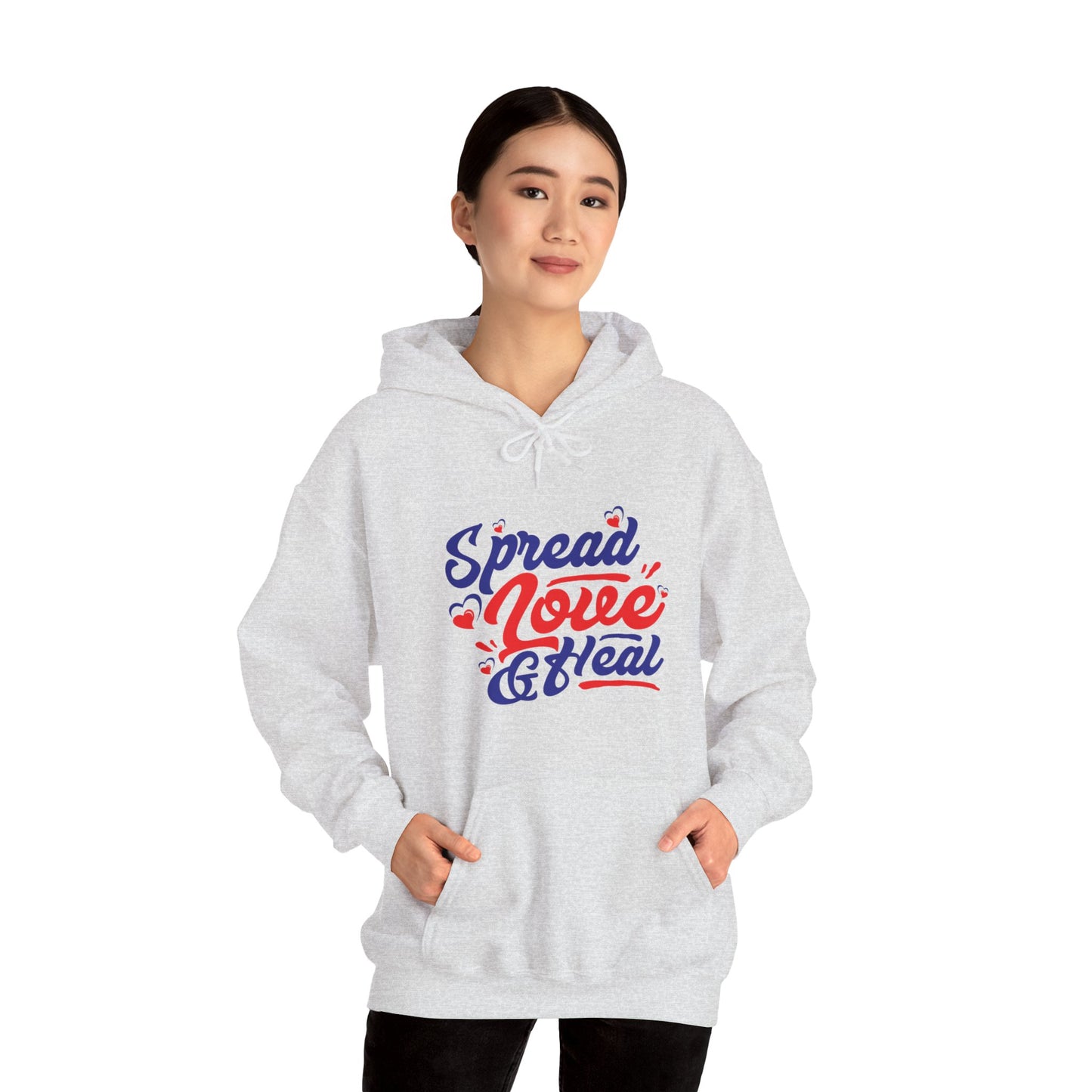 Spread Love & Heal Hoodie - Unisex Heavy Blend Sweatshirt