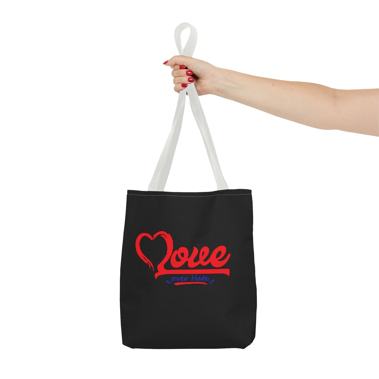 Love Over Hate Tote Bag - Perfect for Everyday Use