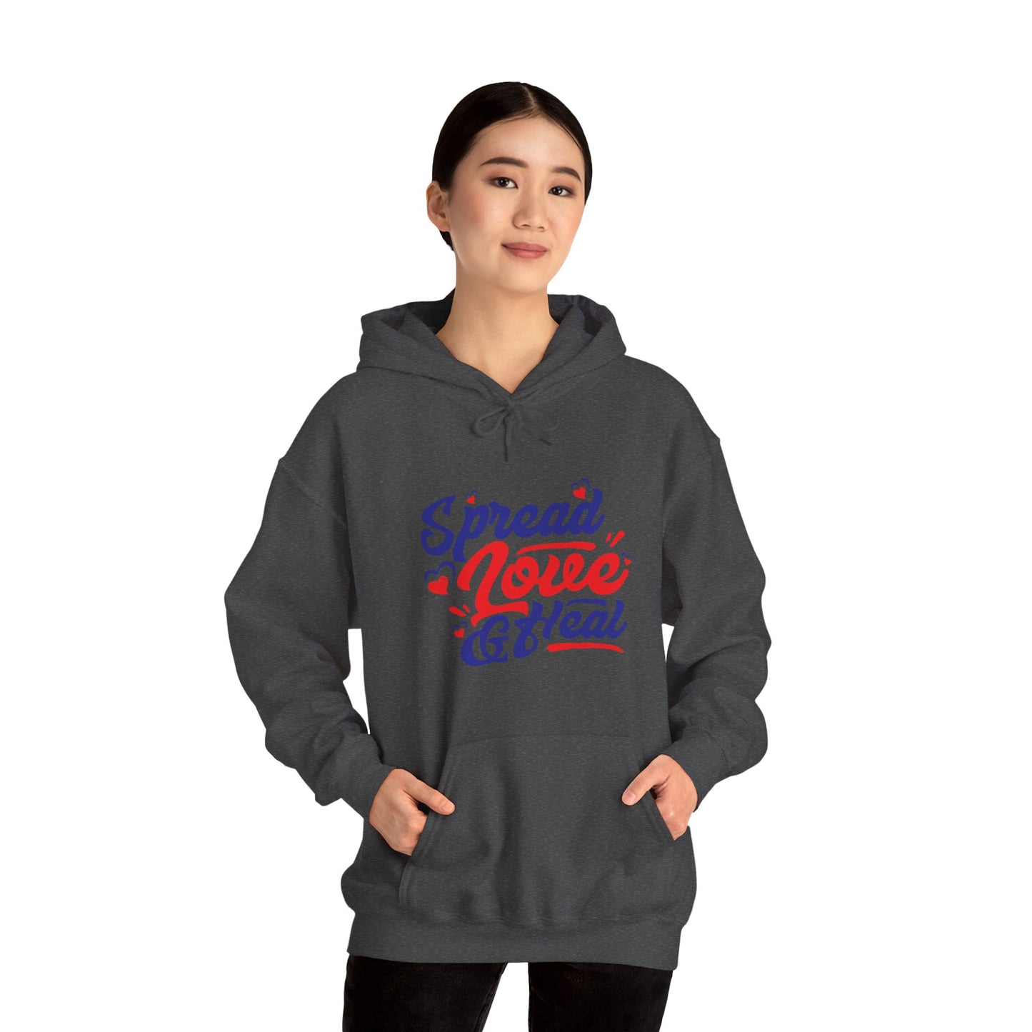 Spread Love & Heal Hoodie - Unisex Heavy Blend Sweatshirt