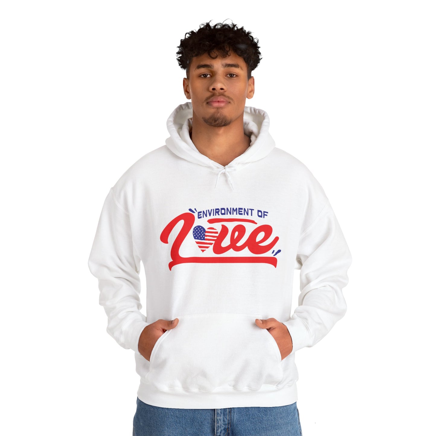 Unisex Heavy Blend Hooded Sweatshirt - Environment of Love