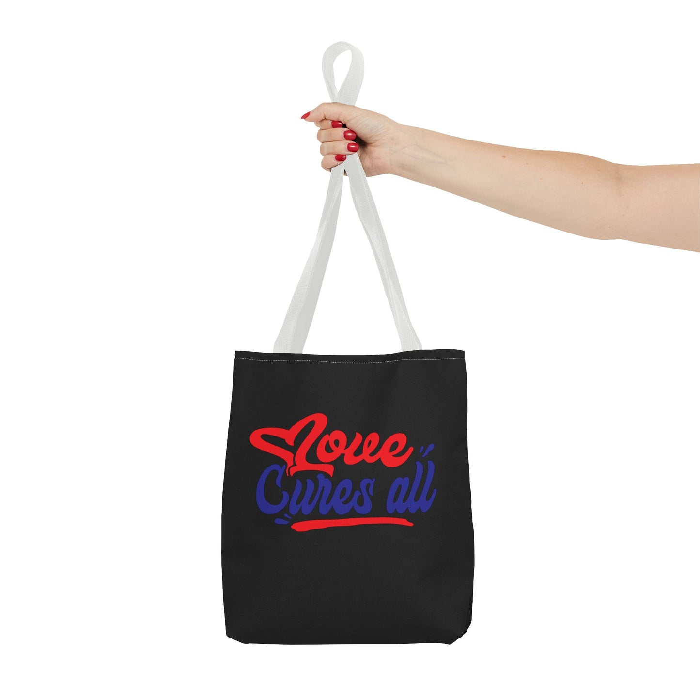 Love Cures All Tote Bag - Perfect for Everyday Use