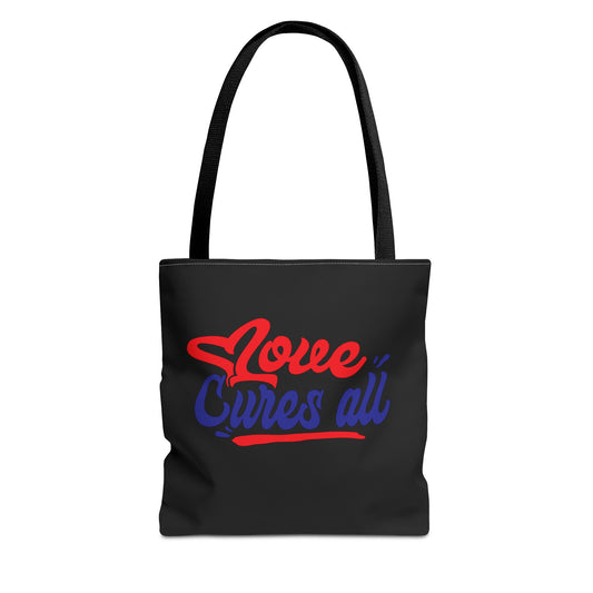 Love Cures All Tote Bag - Perfect for Everyday Use