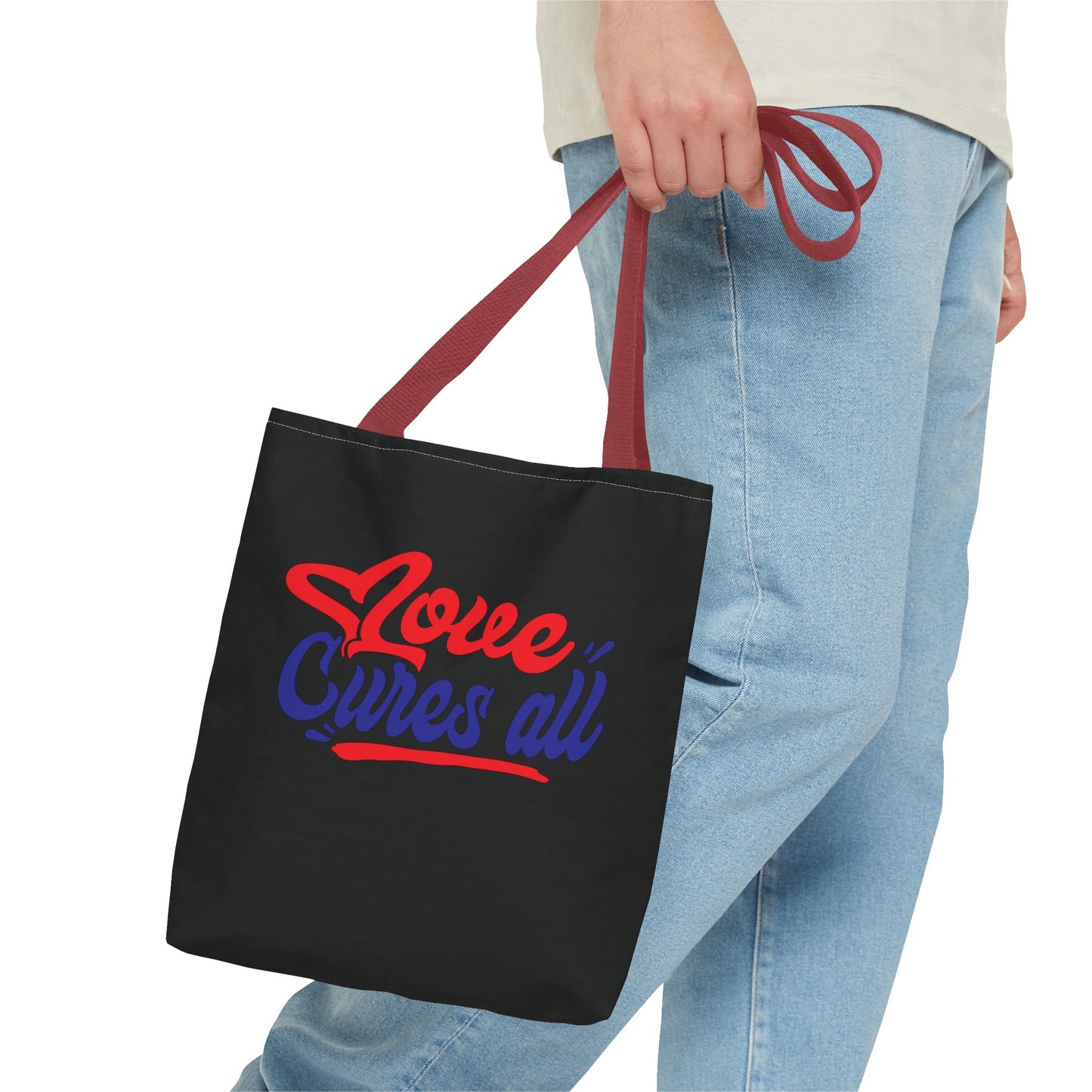 Love Cures All Tote Bag - Perfect for Everyday Use