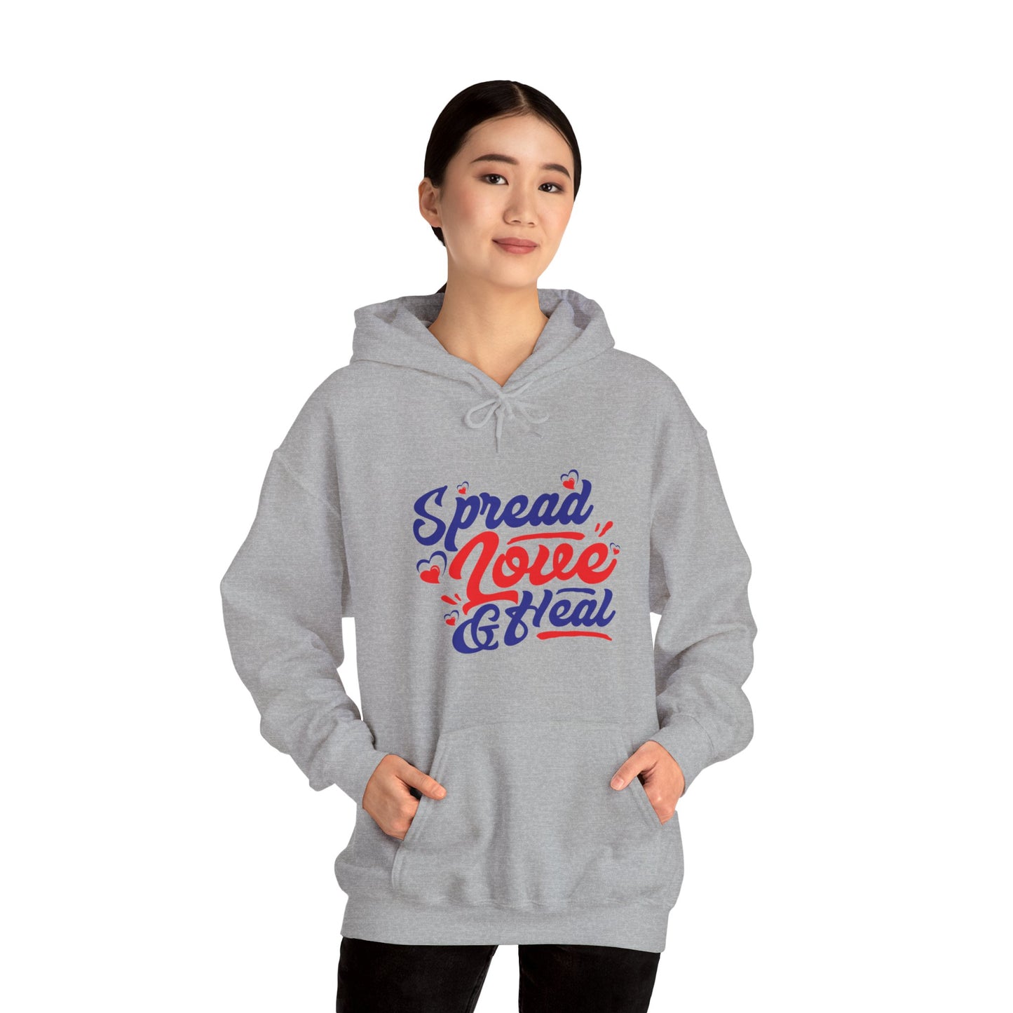 Spread Love & Heal Hoodie - Unisex Heavy Blend Sweatshirt