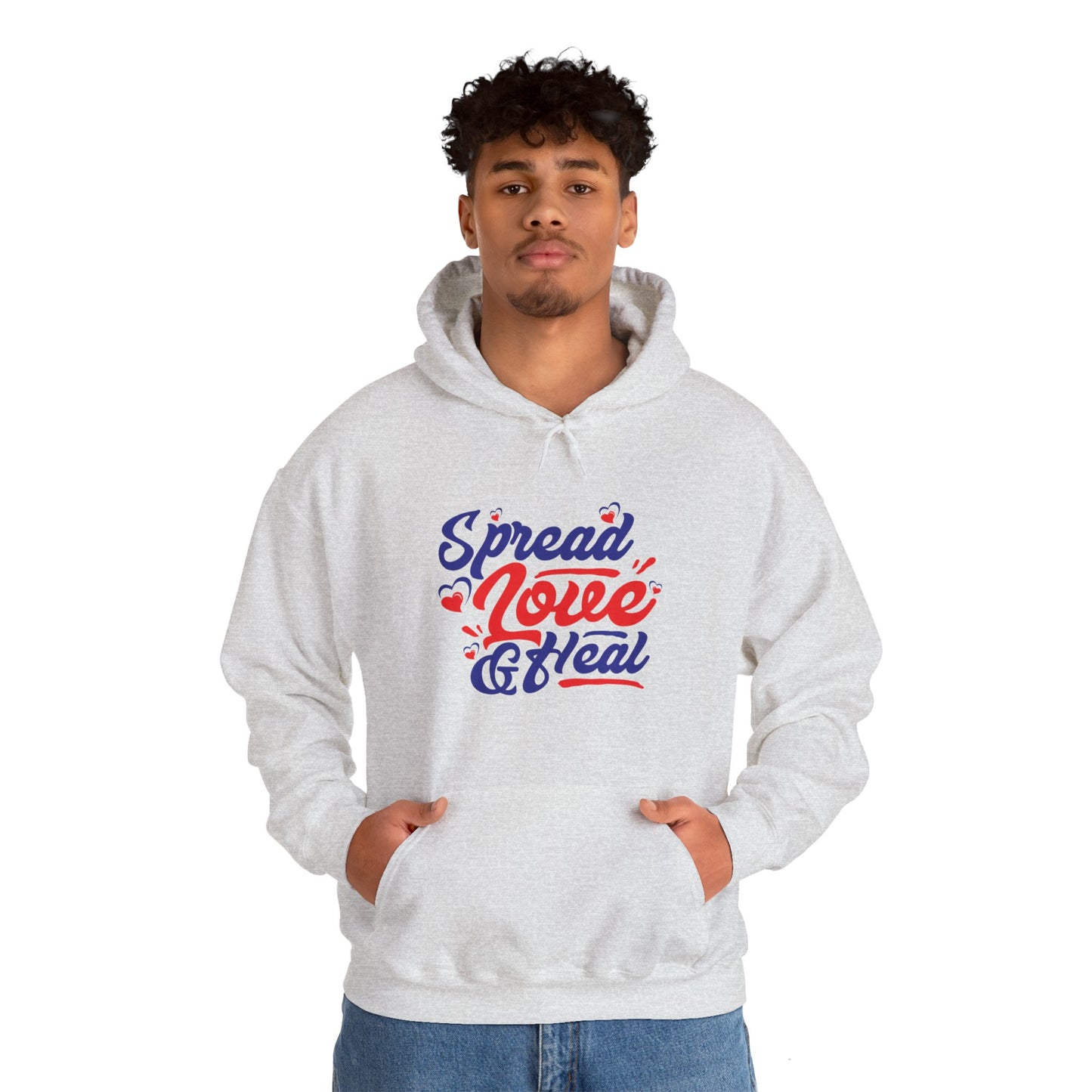 Spread Love & Heal Hoodie - Unisex Heavy Blend Sweatshirt