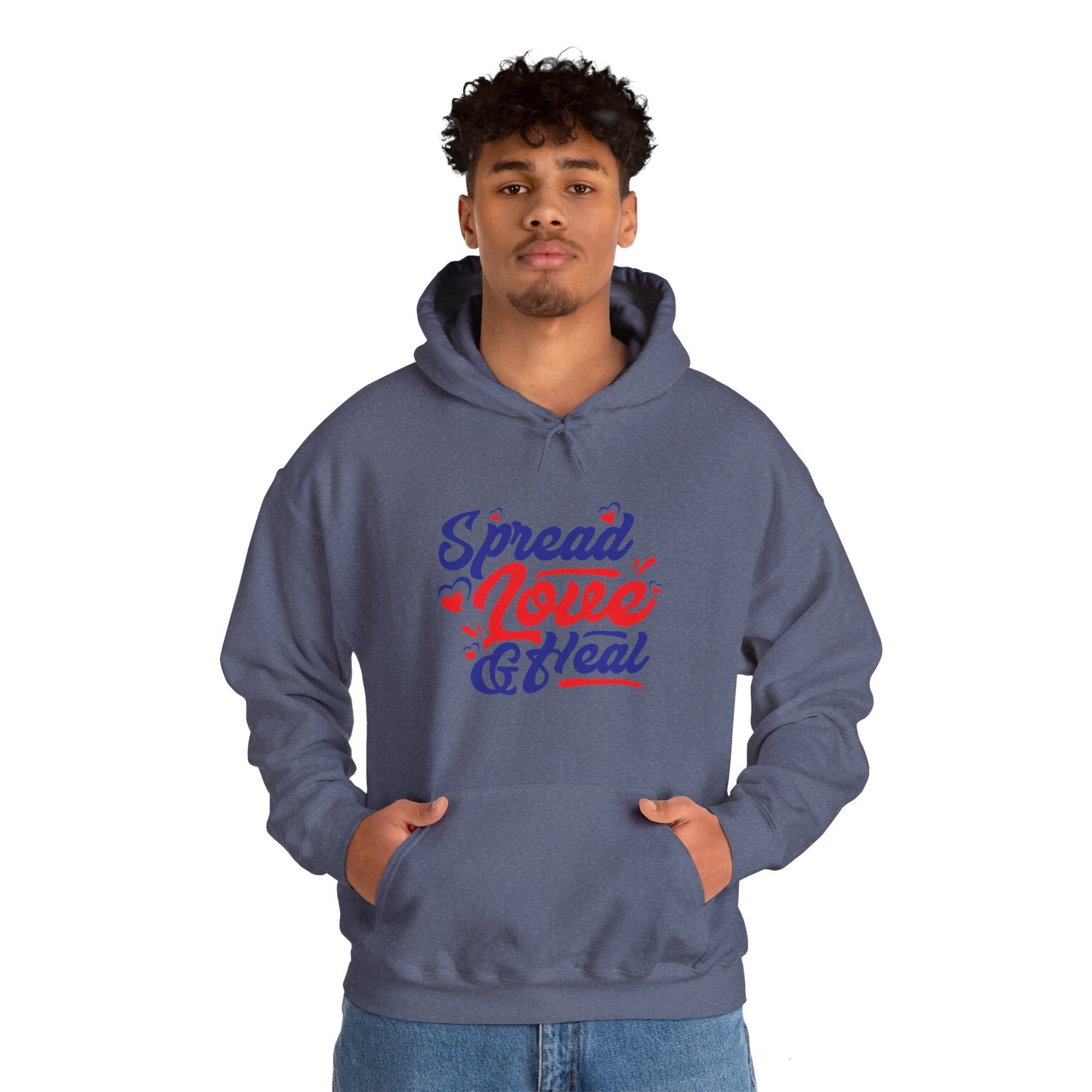 Spread Love & Heal Hoodie - Unisex Heavy Blend Sweatshirt