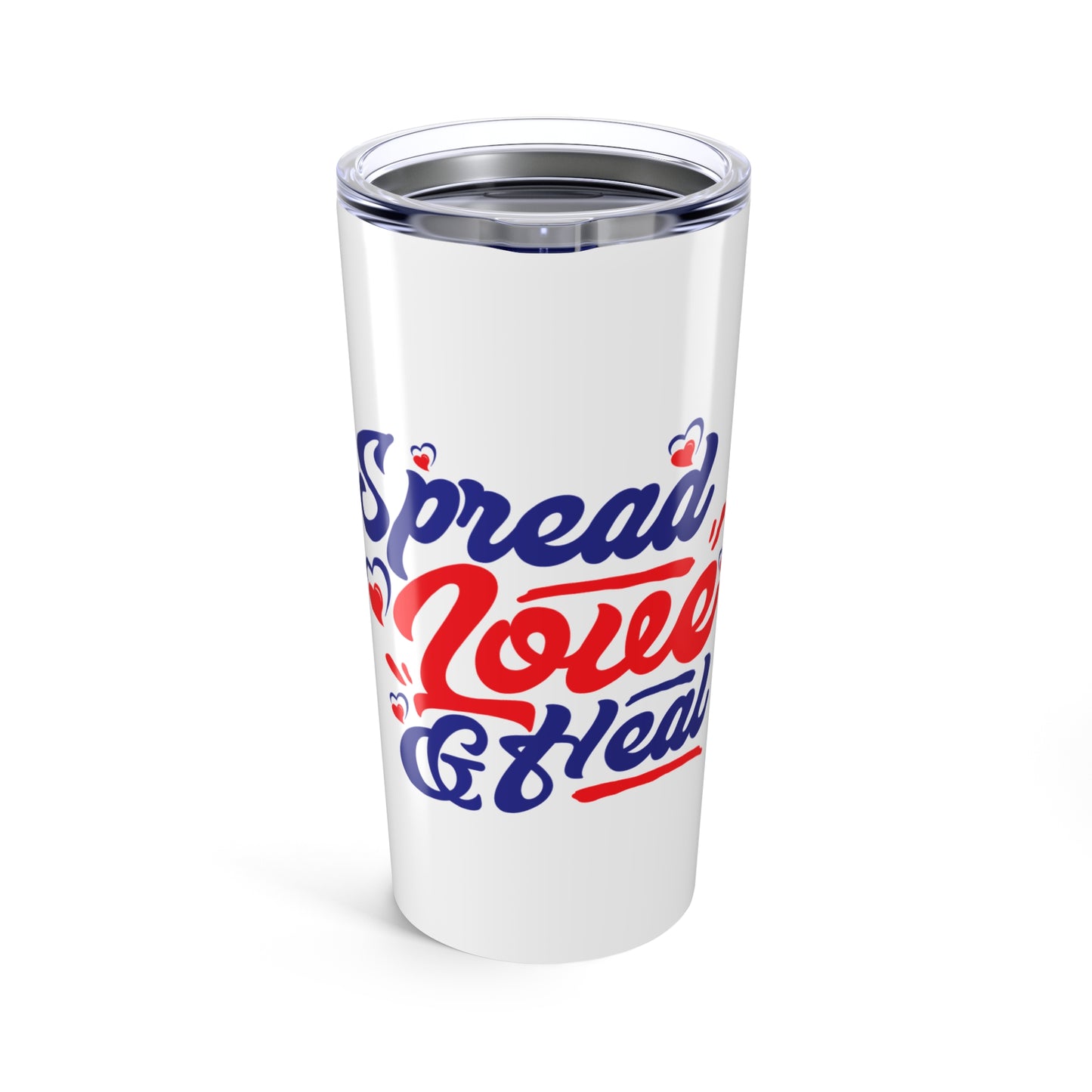 Spread Love And Heal Tumbler 20oz - Keep Evolving