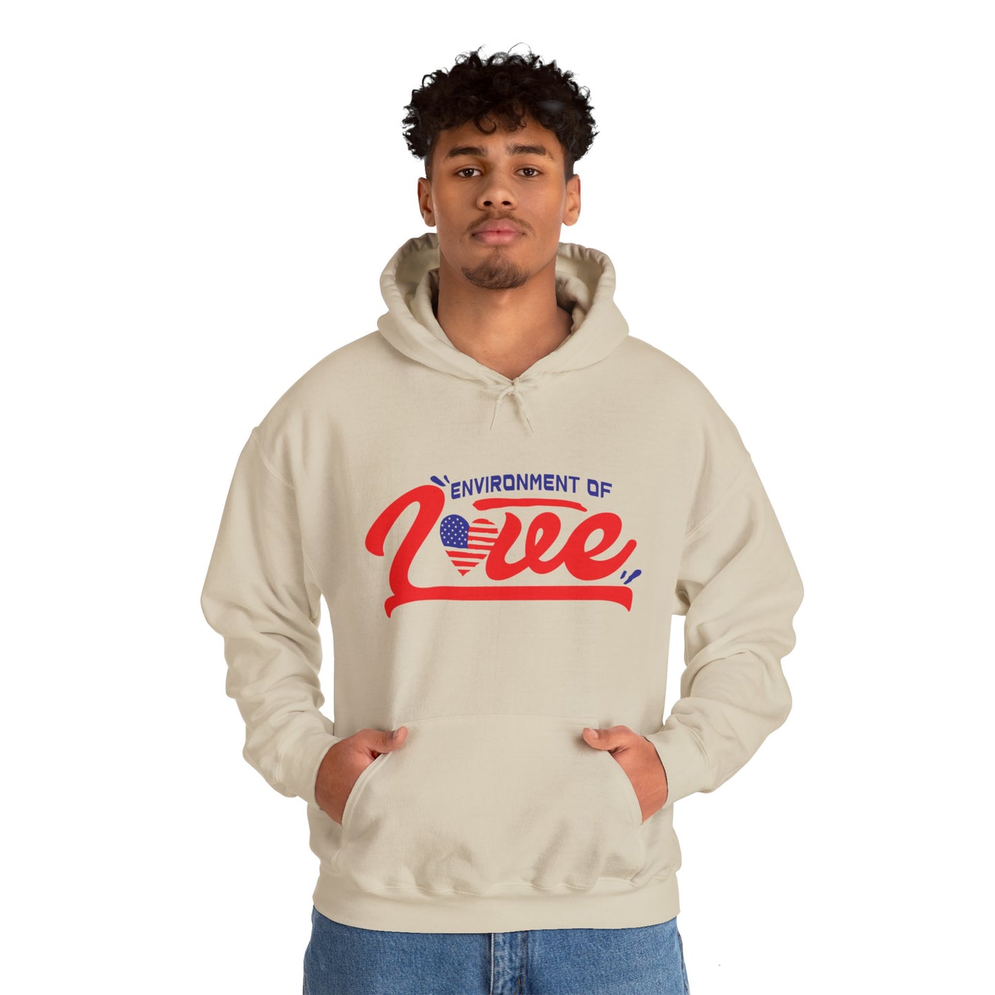 Unisex Heavy Blend Hooded Sweatshirt - Environment of Love