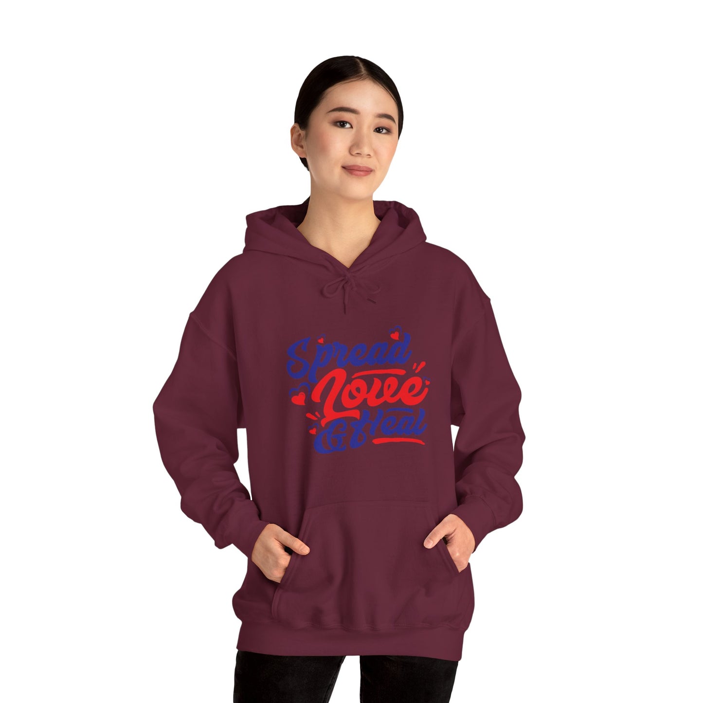 Spread Love & Heal Hoodie - Unisex Heavy Blend Sweatshirt