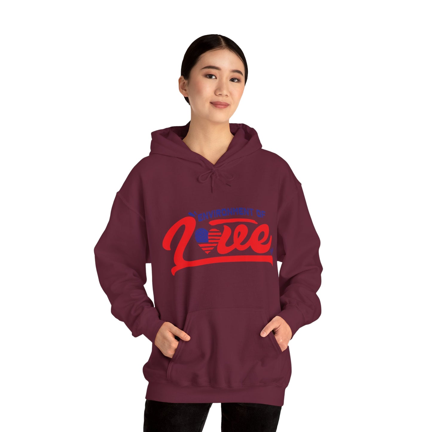 Unisex Heavy Blend Hooded Sweatshirt - Environment of Love